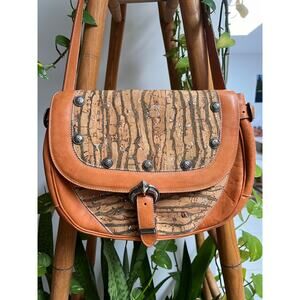 Vintage Sara Vicci Italian Leather Shoulder Bag